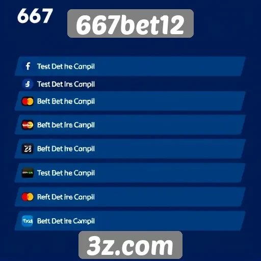 Métodos de pagamento oferecidos por 667bet12