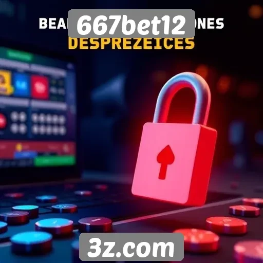 Recursos de segurança no site 667bet12